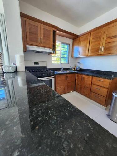Relax in front of beach! 3 bd condo with rooftop! in Rio San Juan