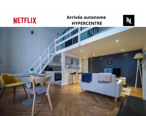 Duplex - hypercentre de Rouen