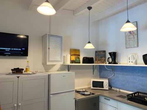 Κουζίνα, Résidence Bleu Marine (Residence Bleu Marine) in Μάρε Γκαγιάρντ