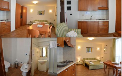1 twin bed, 2 sofa beds