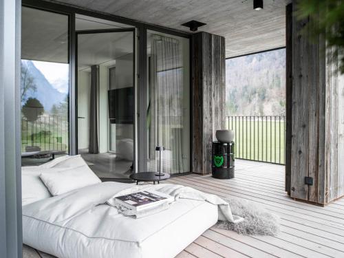 Erkély/terasz, Ferienwohnung Tennengau mit Parkplatz in Golling an der Salzach Városközpont