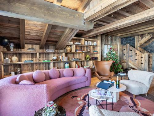 Chalet Neuf avec Piscine, Jacuzzi, Sauna, Hammam et Salle de Cinema a Saint-Martin de Belleville - F in Saint-Marcel