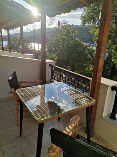 شرفة/ تراس, Sea Salt Apartments in Posidonio