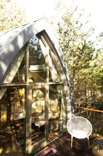 Balkonas / terasa, Jungle SPA bungalows in Ruoja