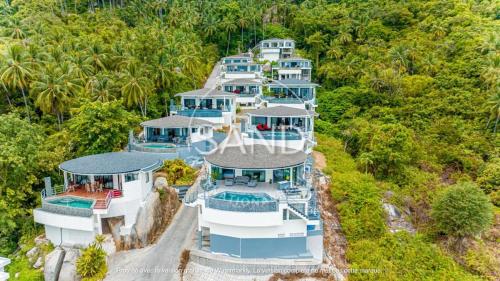 Villa balinaise, 3 chambres piscine privée vue mer