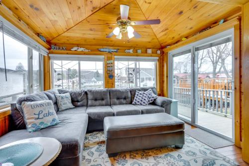 . Lime Lake Cottage with Lakefront Deck and Dock!