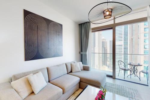 Vacationer Holiday Homes l Chic 1 Bed l Perched on 30th Floor l Marina Views, Dubaj (fotografie 10)