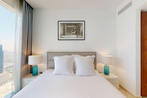 Vacationer Holiday Homes l Chic 1 Bed l Perched on 30th Floor l Marina Views, Dubaj (fotografie 8)