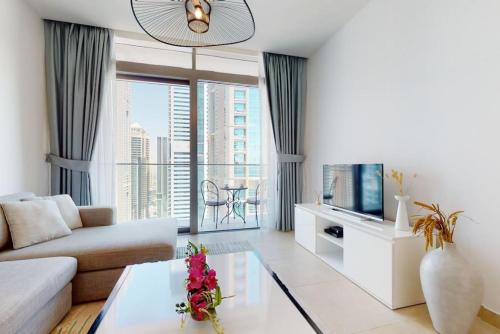 Vacationer Holiday Homes l Chic 1 Bed l Perched on 30th Floor l Marina Views, Dubaj (fotografie 5)