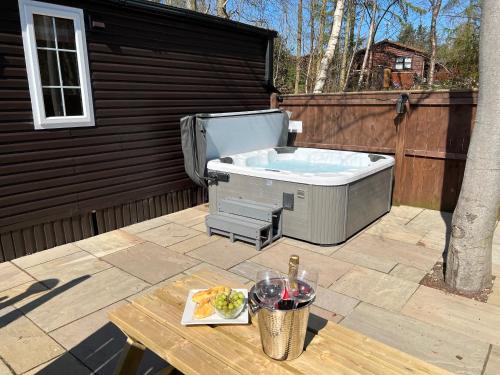Hot tub, Eagle Lodge in Shilbottle