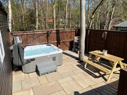 Hot tub, Eagle Lodge in Shilbottle