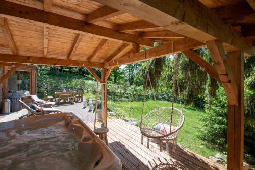L’Ecrin Blanc – Cocon familial avec jacuzzi et salle de jeux