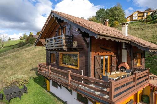 Chalet avec sauna, magnifique vue et à 400m des pistes