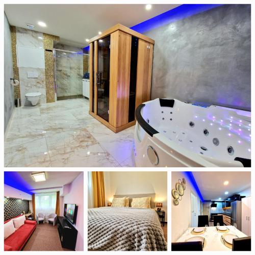 Wellness Gold apartment with Private SAUNA & JACUZZI, Прага