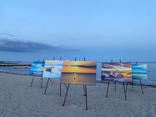 παραλία, FeWo MEERESBRISE - Familie- Hunde - Strandnah - Garten-Seeblick - Sauna & Wellness in Sierksdorf