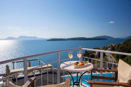 발코니/테라스, 레드 타워 호텔 (Red Tower Hotel) in 라프카다