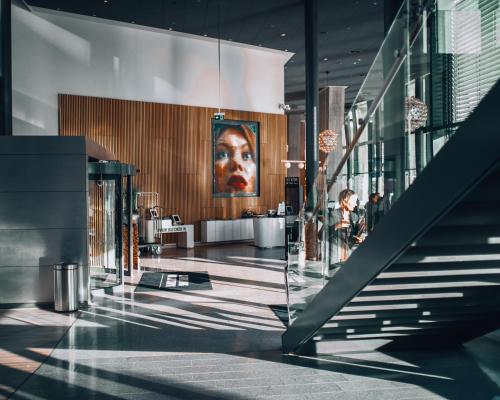 Lobby, Clarion Hotel Helsinki near Pihlajasaari Recreational Park
