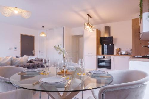 Superbe appartement 2 chambres - parking gratuit, Bourg-en-Bresse