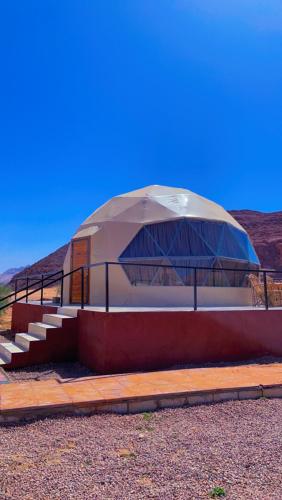 Näkymä ulkoa, Adel Wadi Rum Camp Bubble in Wadi Rum