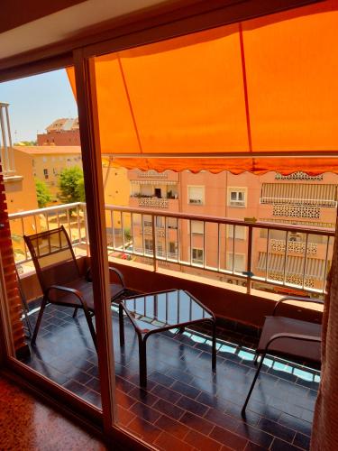 Balcony/terrace, City Centre apartments near Cafeteria YAIZA