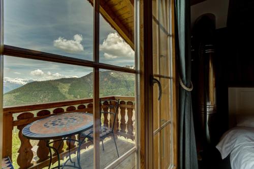 Balcony/terrace, Chalet Mont Rose in La Tzoumaz