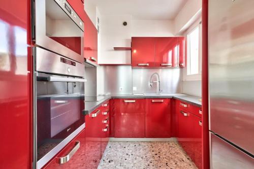 L29 Lenval beach at 1min walk to Sea front AC Balcony, Nice (fotografie 10)