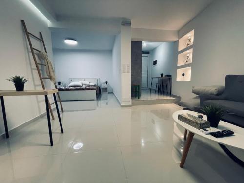Haris white apartment