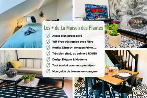 La Maison des Plantes, charmante, atypique et cosy pour 4 personnes avec parking et jardin