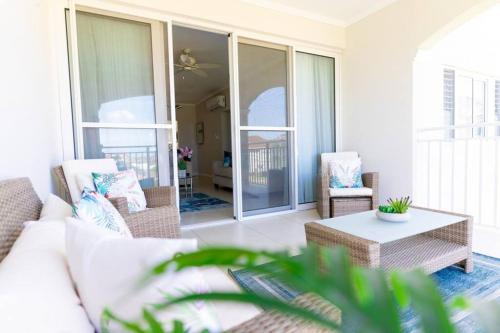 balcon/terasă, Luxurious 2-Bedroom Retreat with Resort-Style Amenities in Richmond Estates in Priory