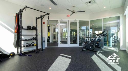 Fitness center, Luxurious 2 Bd Close to Disney Storey Lake 304 in Hunters Creek