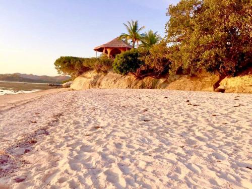 Beach, M Villa’s Farm Resort in Tablas Island
