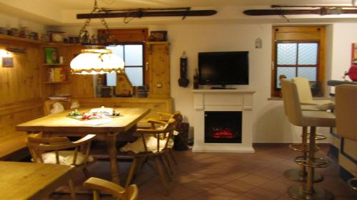 共用Lounge/電視區, 安東尼酒店 (Hotel Antonia) in 奧伯阿梅爾高