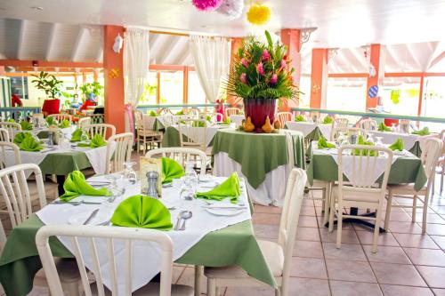 Étterem, Bay Gardens Hotel in Rodney Bay