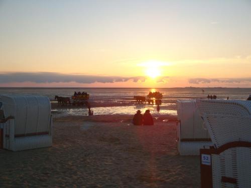 Beach, Pension Haus Erika in Sahlenburg