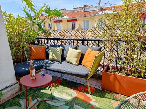 Cozy roof terrace near Promenade des Anglais - AC, Nice (fotografie 3)
