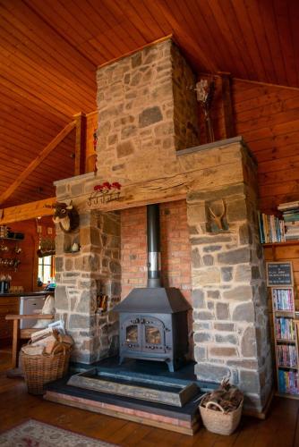 George Cabin - Log Cabin in Wales with Hot tub in Bettws Cedewain