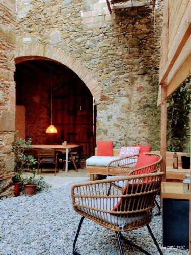 A szálláshely kívülről, CAN TANDO Restored catalan old barn to enjoy peaceful rural simplicity in San Jordi Desvalls