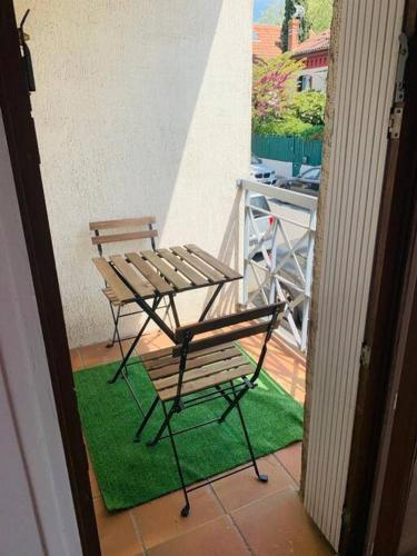 Balcony/terrace, Appartement rangeuil Toulouse in Rangueil