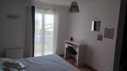 T4 89m2, Cap d'Agde, Secteur Falaise, Vue mer, Clim, 8 pers, WIFI, 100 m plage, Le Cap d'Agde (photo 9)