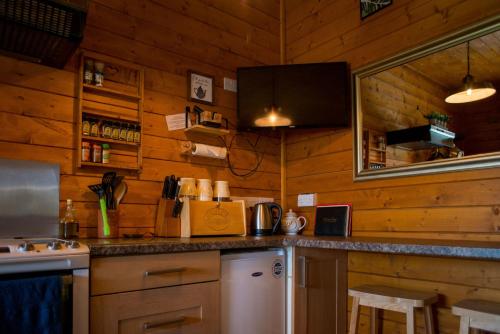 Iekārtas, APPLE Cabin - Little Log Cabin in Wales in Bettws Cedewain