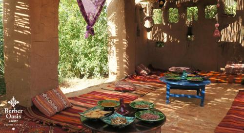 Balkon/teras, Berber Oasis Camp in Mhamid