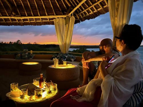 Restaurant, Rock and Sea Resort in Uyombo