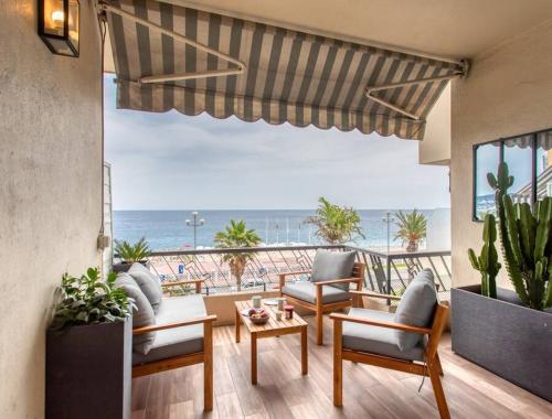 L39 Suite Promenade des Anglais, Vue Mer/Terrasse&WIFI - Location saisonnière - Nice