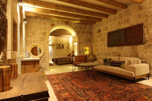 共用Lounge/電視區, Cappadocia Vita Cave Hotel in 厄古普城