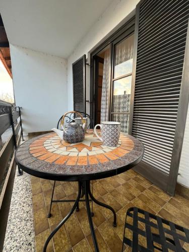 ระเบียง/ชานเรือน, Mediterrane Ferien Villa am Neusiedler See in กอลส์
