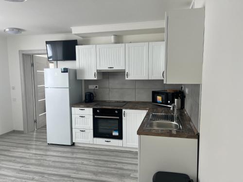 virtuve, Kozákov Apartmány - druhé patro (Kozakov Apartmany - druhe patro) in Mírová pod Kozákovem