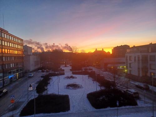 Näkymä, Premium kaksio Rauman keskustassa, parveke ja sauna in Rauma