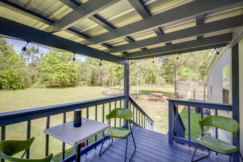 Fire Pit + Deck: Peaceful Silver Creek Retreat in Prentiss