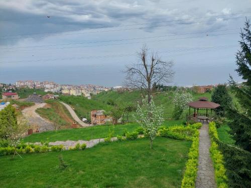 Big garden and sea view villa