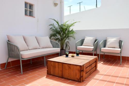 balkon/terras, La Plaza Hostal in Peniscola